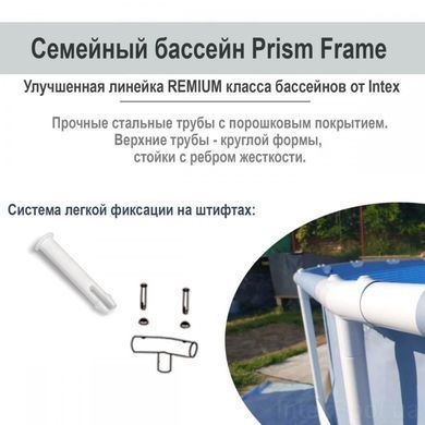 Басейн каркасний круглий INTEX, 366Х76 СМ