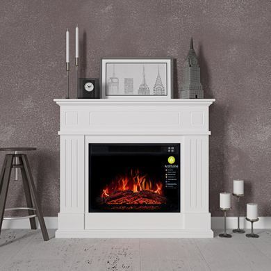 Камінокомплект ArtiFlame LAURITZ AF23S БІЛИЙ Б'ЯНКО (ЗІ ЗВУКОМ)