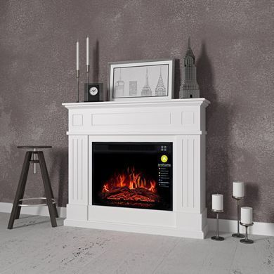 Камінокомплект ArtiFlame LAURITZ AF23S БІЛИЙ Б'ЯНКО (ЗІ ЗВУКОМ)
