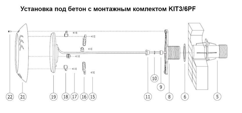 LED прожектор White, пластик, 21ВТ,  252 led Linex