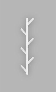 Электрический полотенцесушитель Genesis-Aqua Albero 100 см белый