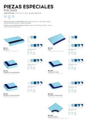 Кут зовнішній Кутовий тупий 12x12х3см (блакитний/т синій)