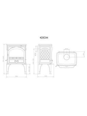 Чавунна піч Dovre 425 GM