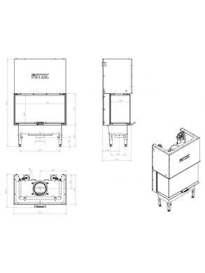 Камінна топка Hitze HST68x43.CG