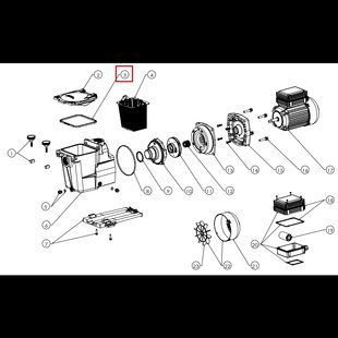 Прокладка кришки префільтра Hayward Super Pump Pro (SPX1600S)