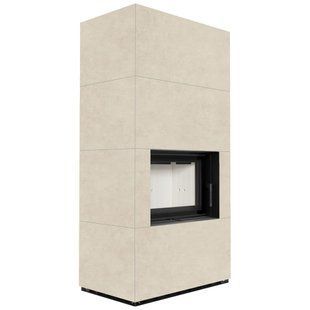 Камин Kratki FLOKI BOX 8 kW &Oslash; 160 в корпусе с керамогранита FOKOS SALE