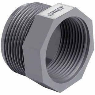 Втулка-футорка ПВХ Effast RERRCE040D коротка, різьбова 1-1/4"x1"