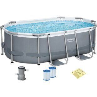 Каркасный бассейн Bestway Power Steel 5614A (305х200х84 см) с картриджным фильтром