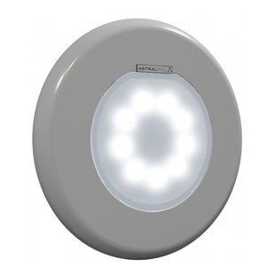 AstralPool Light Grey Flexi V1 White світлодіодний прожектор для басейну 16W, накладка світло-сірий, світло білий