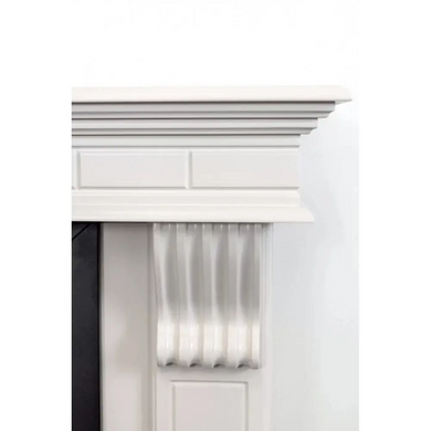 Каминокомплект Гелиос White + Прометей с парогенератором