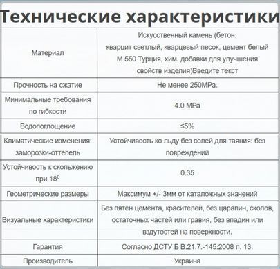 Копінговий камінь Капінос гладкий бежевий