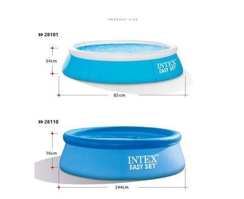 Надувной бассейн Intex Easy Set Pool 28110