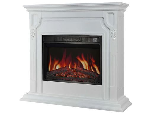 Каминокомплект универсальный 2в1 ArtiFlame Toronto AF23S белый с обогревом и звуком горения огня