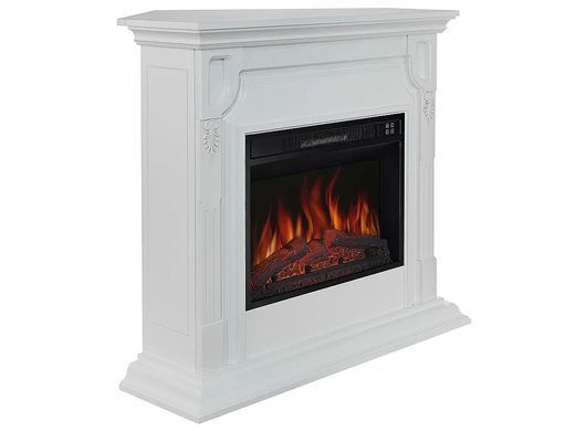 Каминокомплект универсальный 2в1 ArtiFlame Toronto AF23S белый с обогревом и звуком горения огня