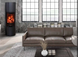 Дров'яна кругла піч для дому Color Stove H2 BLACK STEEL