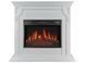 Каминокомплект универсальный 2в1 ArtiFlame Toronto AF23S белый с обогревом и звуком горения огня