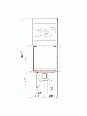 Камінна топка BeF THERM V 8 U