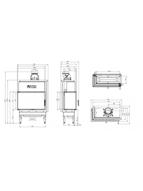 Камінна топка Hitze HST68x43.L