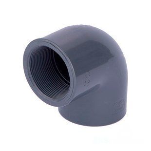Колено 90&deg; ПВХ, 1&frac14;"&times;50 мм (РВ-КВ)