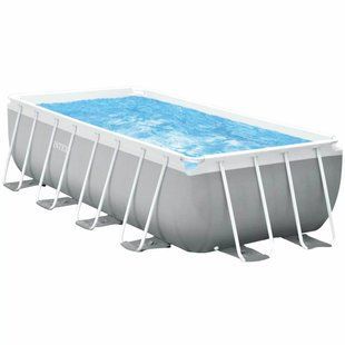 Каркасний басейн Intex 26792 (488х244х107 см) з картриджним фільтром, драбиною та тентом