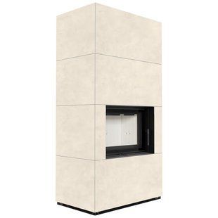 Камин Kratki FLOKI BOX 8 kW &Oslash; 160 в корпусе с керамогранита FOKOS TALCO