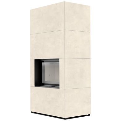 Камін Kratki FLOKI BOX 8 kW &Oslash; 160 в обудові з керамограніту FOKOS TALCO
