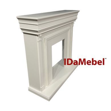 Камінокомплект IDaMebel Beethoven білий Flagstaff