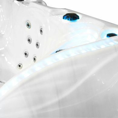 Гидромассажный бассейн Passion Spas Ecstatic Mighty Wave (305x228x91 см), Серебристо-белый