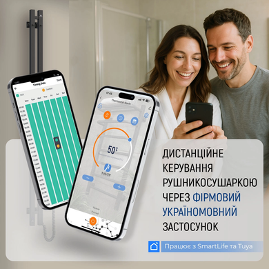 Электрический полотенцесушитель NAVIN Авангард 480х1200 Sensor с Wi-Fi, правостороннее с таймером, белое