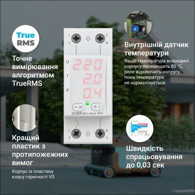 Багатофункціональне реле ZUBR MF2-50 red