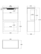 Электрокамин AFLAMO TOWER 61 + STAND