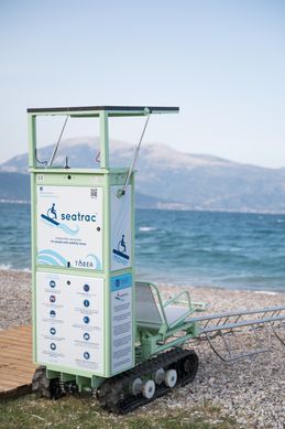 Інклюзивний мобільний пляжний тягач Seatrac mover Stm