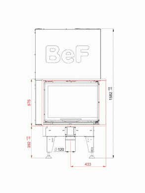 Камінна топка BeF THERM V 8 CP