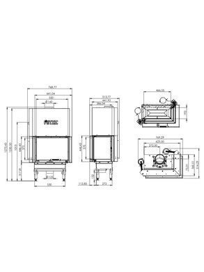 Каминная топка Hitze HST68x43.RG