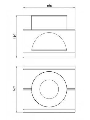 Биокамин Glammfire KIVO TABLETOP