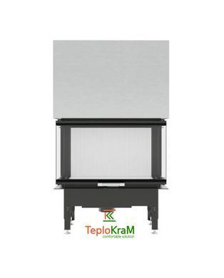 Каминная топка Hitze HST 68x43.CG 13,2 кВт, трехсторонняя