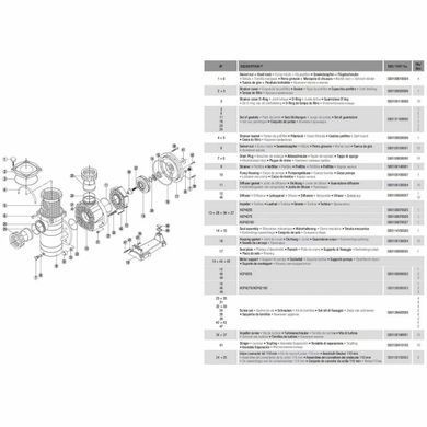 Насос Hayward HCP421003E KAL1000T2 IE3 (380 В, 104 м3/ч, 10 HP)