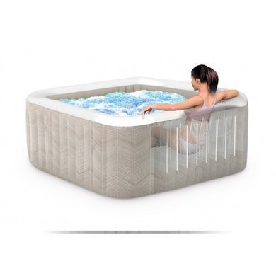 Надувний джакузі Intex 28472 Chevron Deluxe Whirlpool Spa 195 х 195 х 71 см