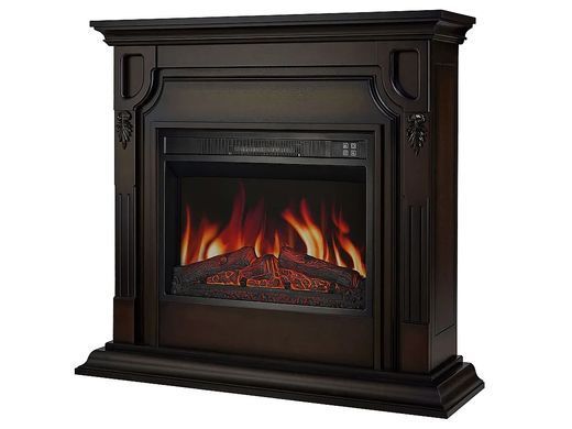 Каминокомплект универсальный 2в1 ArtiFlame Toronto AF23S махагон коричневый антик с обогревом и звуком горения огня