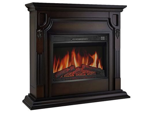 Каминокомплект универсальный 2в1 ArtiFlame Toronto AF23S махагон коричневый антик с обогревом и звуком горения огня
