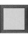 Вентиляционная решетка Kratki 22x22 см OSKAR черно-серебряная