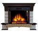 Камінокомплект ArtiFlame STONE MONTEBELLO AF28S МАХАГОН КОРИЧНЕВИЙ АНТИК (ЗІ ЗВУКОМ)