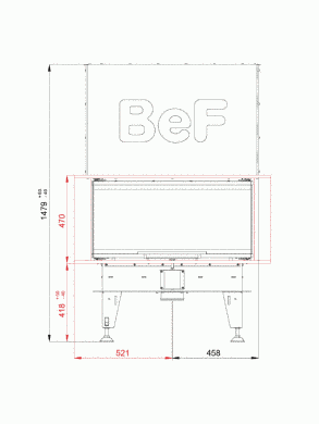 Камінна топка BeF THERM V 8 С