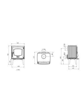 Чугунная печь Dovre 525 CB