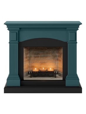 Камінокомплект Tagu MAGNA ZenFlame бірюзовий