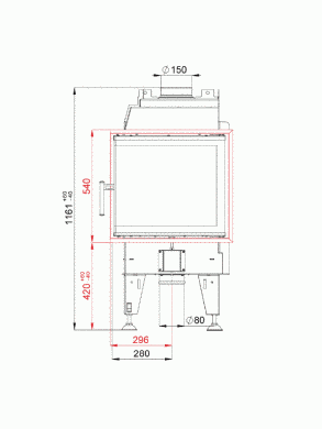 Каминная топка BeF PASSIVE 6 CL