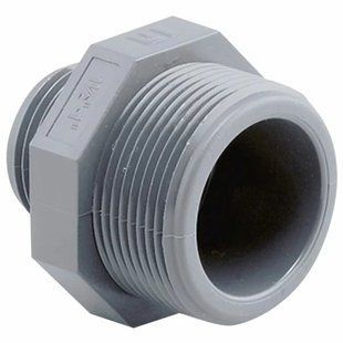 Ніпель перехідний ПВХ Hidroten 1002464, НР-НР, d4"-3"