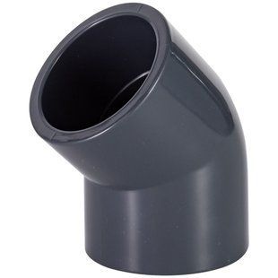 Коліно ПВХ Aquaviva 45&deg;/200 мм