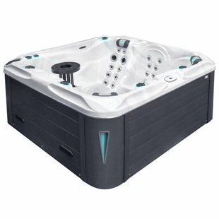 Гидромассажный бассейн Passion Spas Pleasure (215х200х91 см), Серебристо-белый