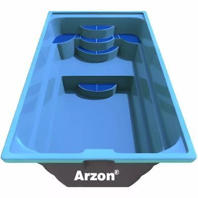 Композитний басейн Arzon Класік 2 (740*350*110&ndash;170 см)